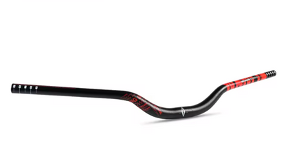 Manubrio doble altura 31.8x780mm rise 50mm negro/rojo
