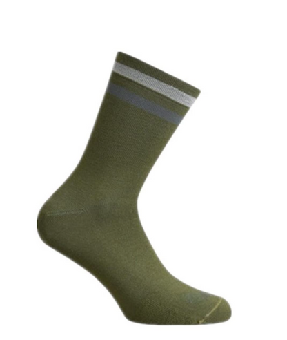 Calcetas para ciclismo verde olivo