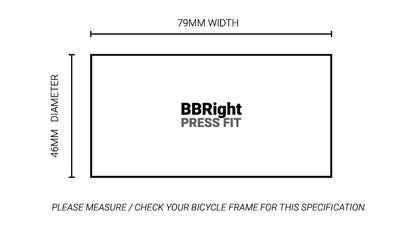 TAZA DE CENTRO PRAXIS M30-THRU - BBRIGHT 79MM RUTA