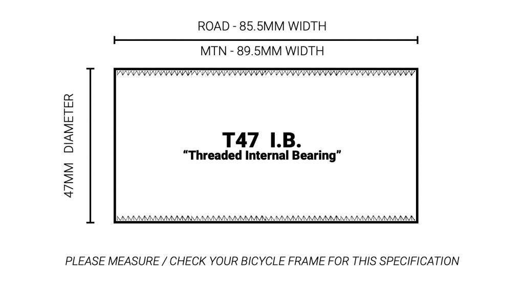 TAZA DE CENTRO PRAXIS M30 - T47 INTERNAL BEARING | RUTA