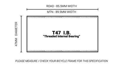 TAZA DE CENTRO PRAXIS M30 - T47 INTERNAL BEARING | RUTA