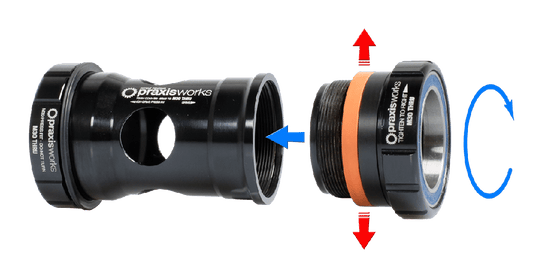TAZA DE CENTRO PRAXIS M30 - BB30/PF30 68MM RUTA