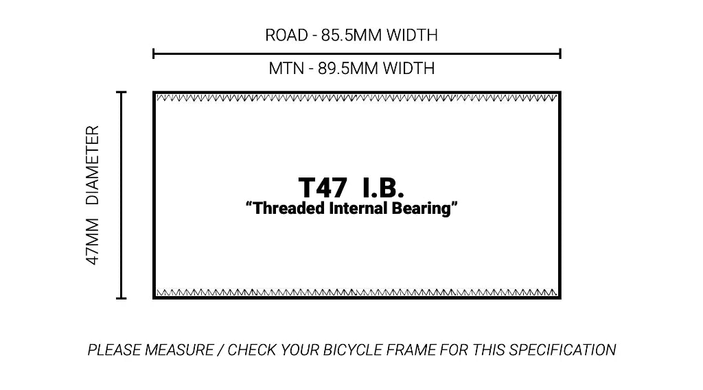 TAZA DE CENTRO PRAXIS SHIMANO 24MM - T47 INTERNAL BEARING