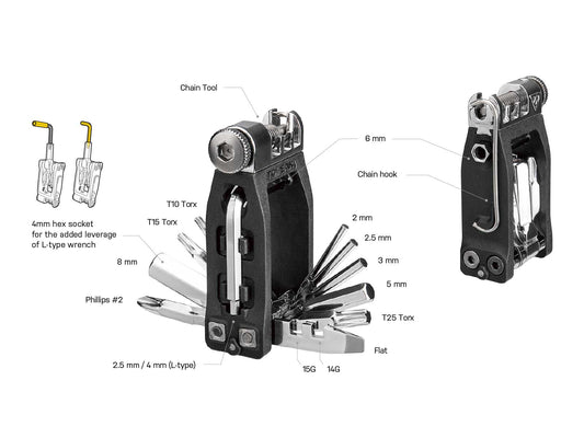 Multiherramienta Topeak Toolbox T16