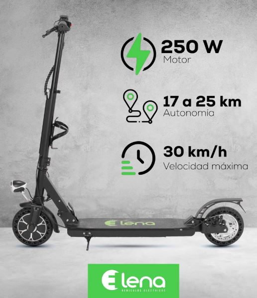 Scooter Electrico GF S11 8" 250W 36V + Disco con suspension E - lena