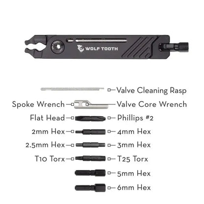 WOLFTOOTH PINZA CANDADO CADENA CON 8 PUNTAS