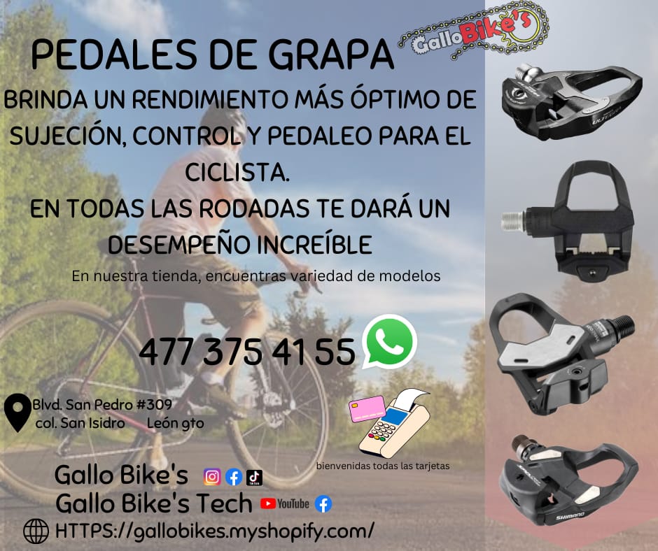 Refacciones, accesorios, ropa, energéticos, taller con servicios especializados, bicis, todo eso y más lo encuentras, con amplia variedad en tu tienda de confianza... Gallo Bikes's