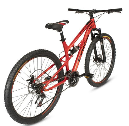 Bicicleta R 29 doble suspension de aluminio / acero 3 x 7 negro - naranja ASM - 061 Ryno