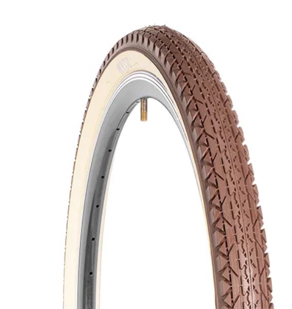 Llanta 24 x 2.125 chocolate - crema Nyco