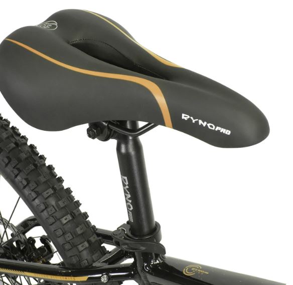 Bicicleta R 29 de aluminio  3 x 7 negro - dorado ASM - 22 Ryno