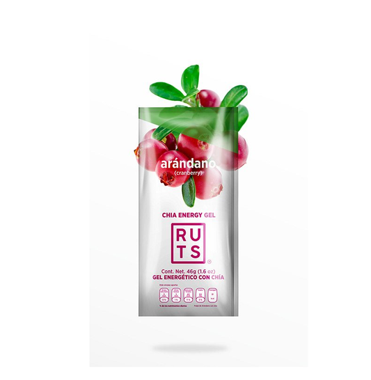 Gel Energético Ruts arándano con chía energético