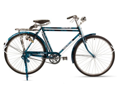 Bicicleta R 28 turismo azul equipada Mariluz