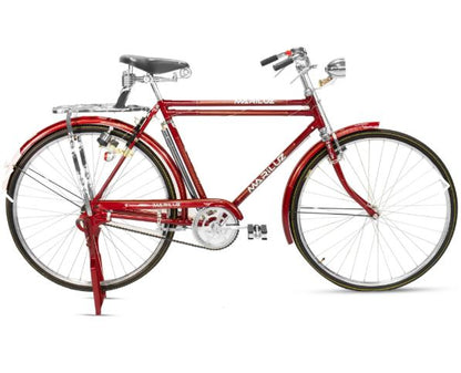 Bicicleta R 28 turismo roja equipada Mariluz
