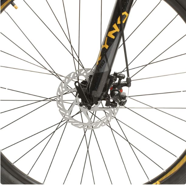 Bicicleta R 29 de aluminio  3 x 7 negro - dorado ASM - 22 Ryno
