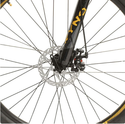 Bicicleta R 29 de aluminio  3 x 7 negro - dorado ASM - 22 Ryno