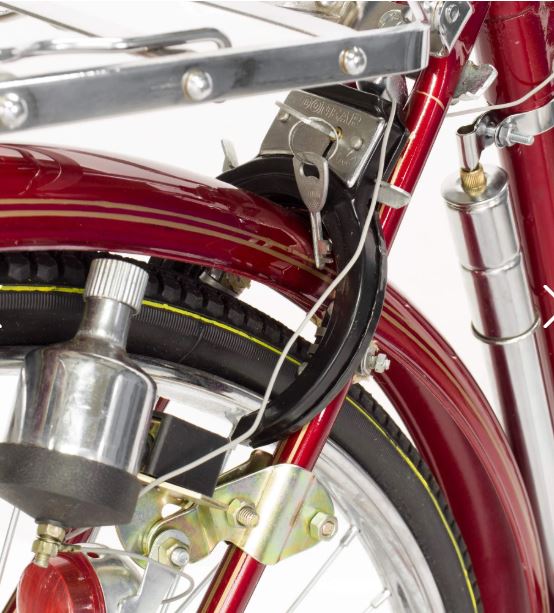 Bicicleta R 28 turismo roja equipada Mariluz