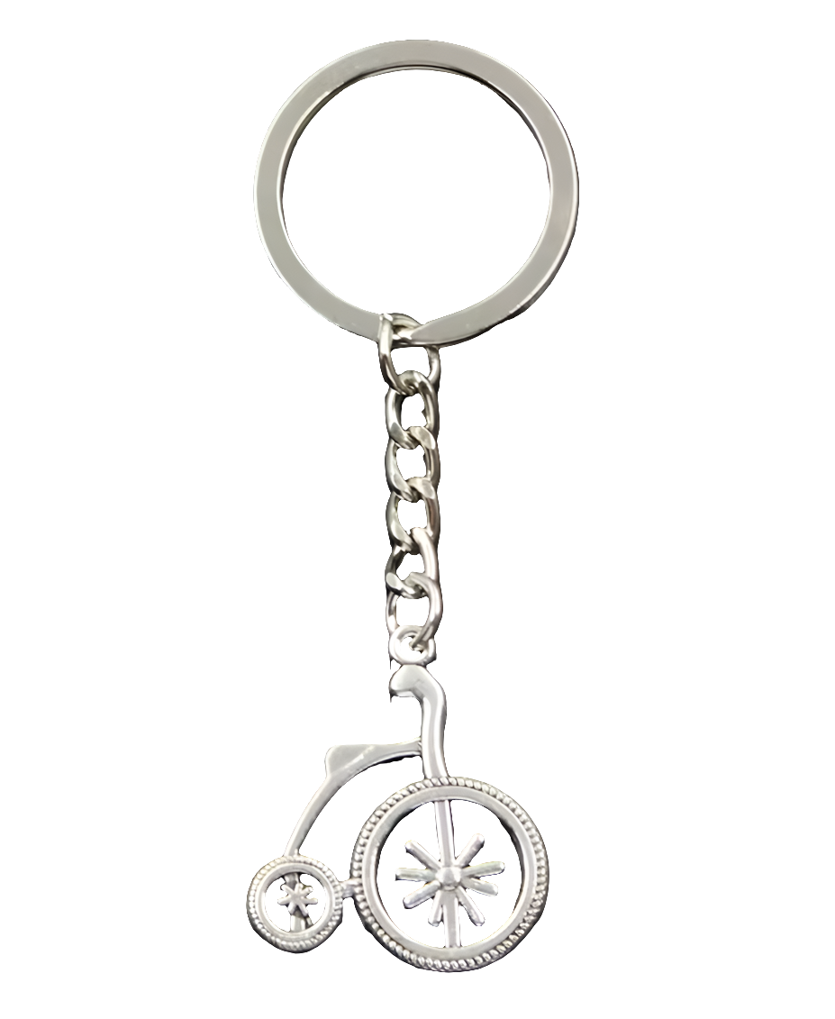 llavero de bici retro