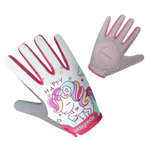 Guantes infantil dedo largo unicornio