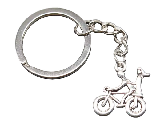 llavero de enamorados en bici