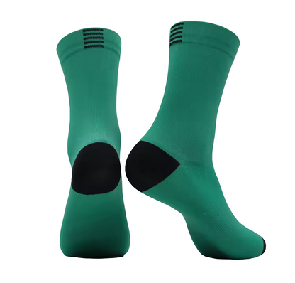 Calcetas para ciclismo verdes