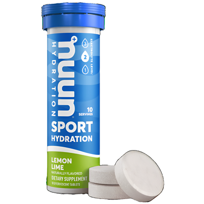 Nuun electrolitos diluibles en agua lima limón