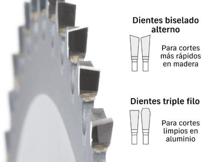 TRUPER Sierra de inglete 10", 1900W compuesta