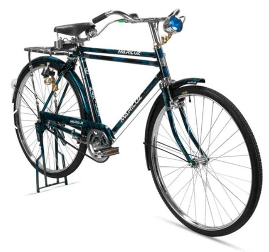 Bicicleta R 28 turismo azul equipada Mariluz