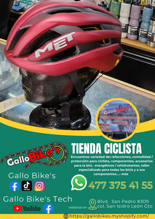 Refacciones, accesorios, ropa, energéticos, taller con servicios especializados, bicis, todo eso y más lo encuentras, con amplia variedad en tu tienda de confianza... Gallo Bikes's