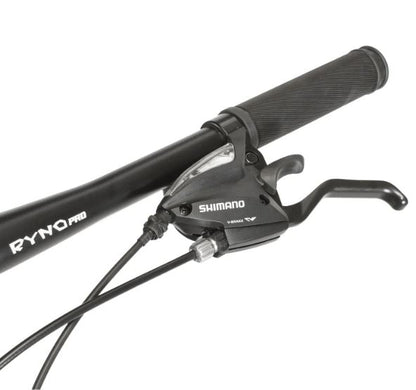 Bicicleta R 26 de aluminio 3 x 8 negro - verde ASM - 048 Ryno