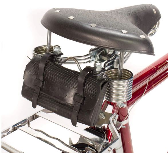 Bicicleta R 28 turismo roja equipada Mariluz