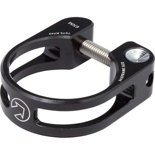 Abrazadera de tubo de asiento 34.9mm Pro ultraligera negro