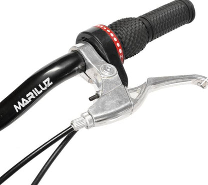 Bicicleta R 20 doble suspension gris 3x6  velocidades Ryno