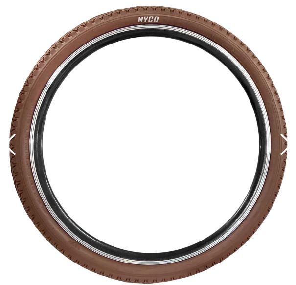 Llanta 24 x 2.125 HY027 chocolate Nyco