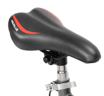 Bicicleta R 16 doble suspension roja 1  velocidad gris Ryno