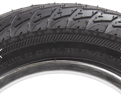 Llanta para bicicleta electrica 12 1/2 x 2 1/4 negra LY-063 Nyco