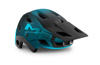 Casco MET Parachute full face desmontable 2 en 1 azul