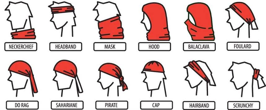 Bandanas multiusos infantil ositos polares