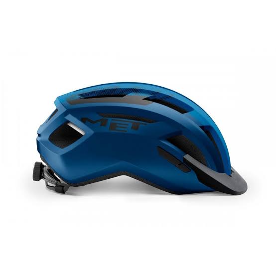 Casco MET all road azul