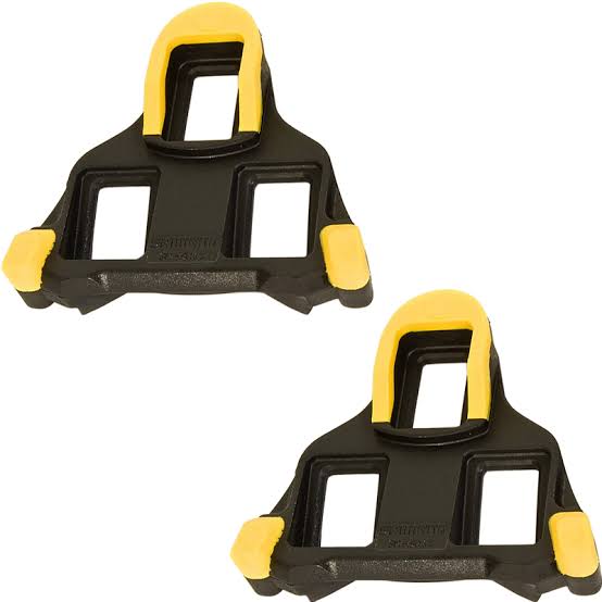 grapa para zapatilla ruta Shimano amarillo