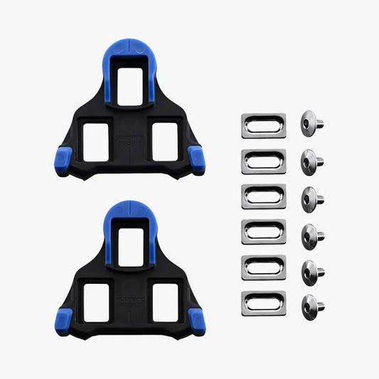 grapa para zapatilla ruta Shimano azul