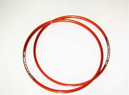 Juego de aros  hjc r-29 32h aluminio naranja
