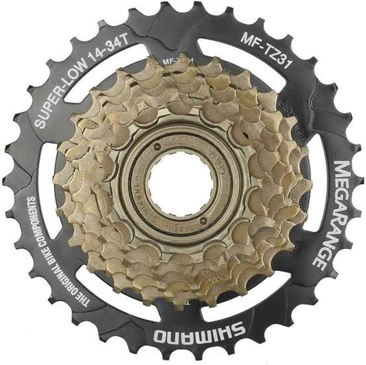 Rueda libre 6p Shimano 14-34  mazorca / piñón trasero