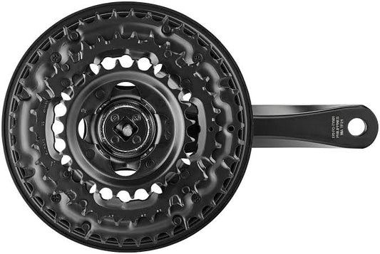 Multiplicación triple Shimano 48/38/28 FC-TY501 para 6, 7y8 pasos entrada cuadrada