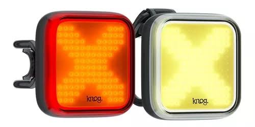 Kit de luz delantera y trasera Knog recargable
