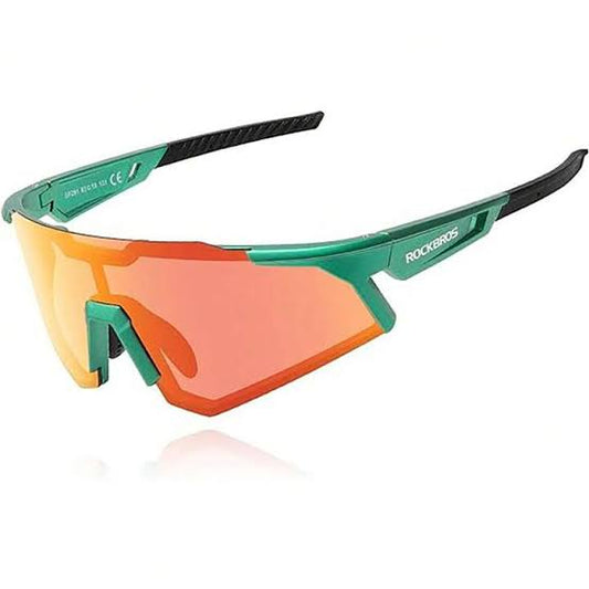 Lentes rockbros polarizados verde metálico