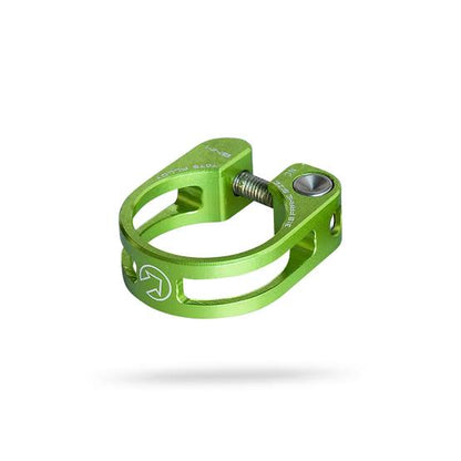 Abrazadera de tubo de asiento 31.8mm Pro ultraligera verde