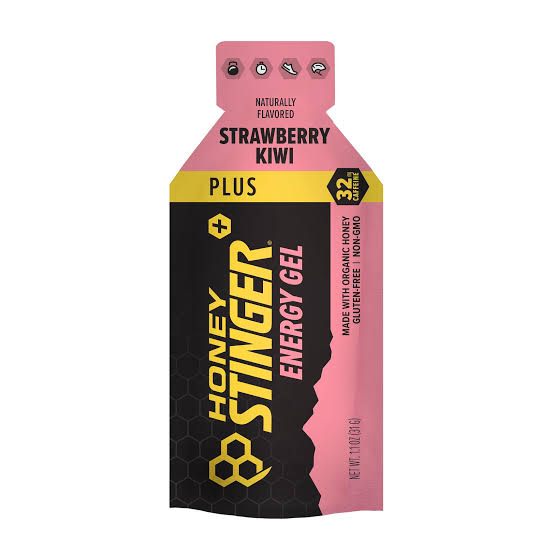 Gel honey stinger de kiwi / fresa y cafeína, para más power