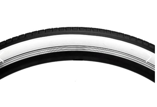 Llanta kenda 28 x 1 - 1/2 K141 negra con blanca