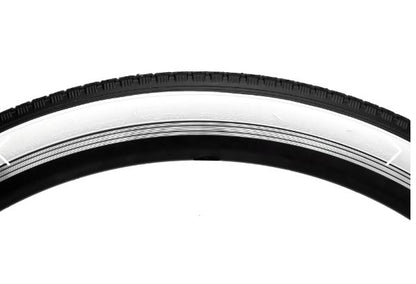 Llanta kenda 28 x 1 - 1/2 K141 negra con blanca