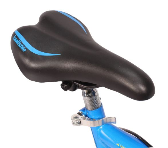Bicicleta R 20 doble suspension azul 3x6  velocidades Ryno